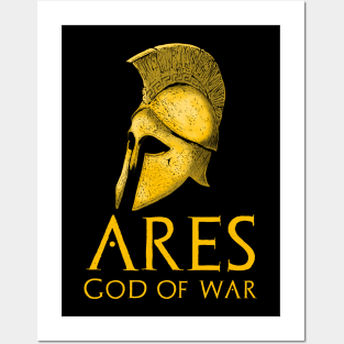 Ancient Greece Classical Greek Mythology God Of War Ares Posters and Art